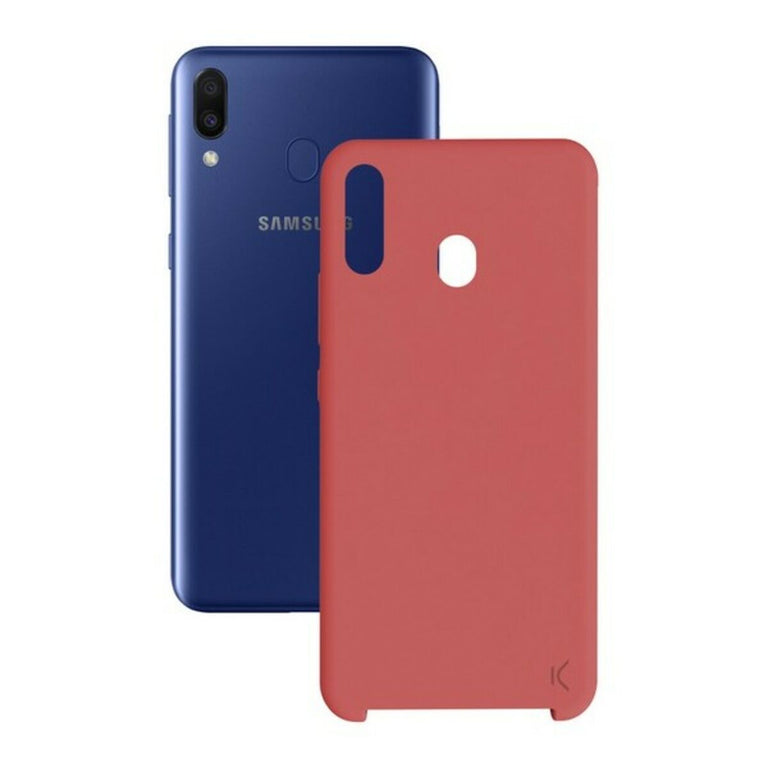 Funda para Móvil Samsung Galaxy M20 KSIX Soft Rojo