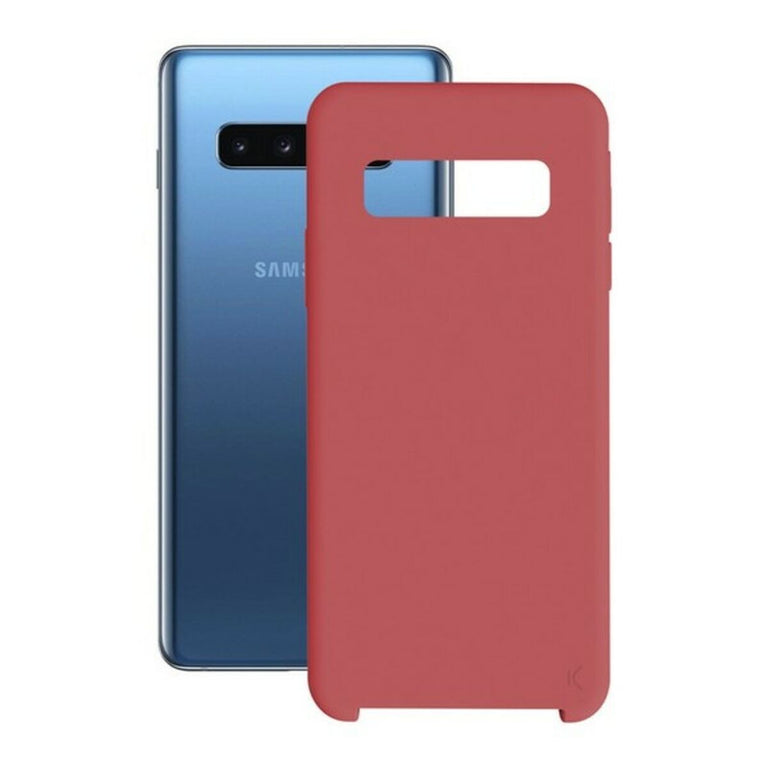 <transcy>Coque Mobile Samsung Galaxy S10 + KSIX Soft Rouge</transcy>