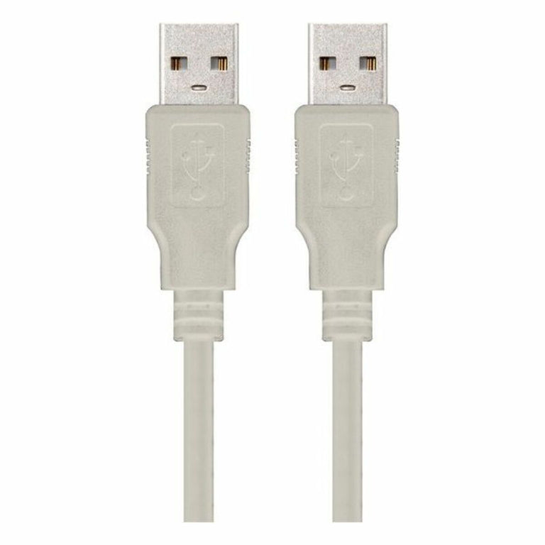 USB-Kabel NANOCABLE 10.01.0302 Beige 1 m