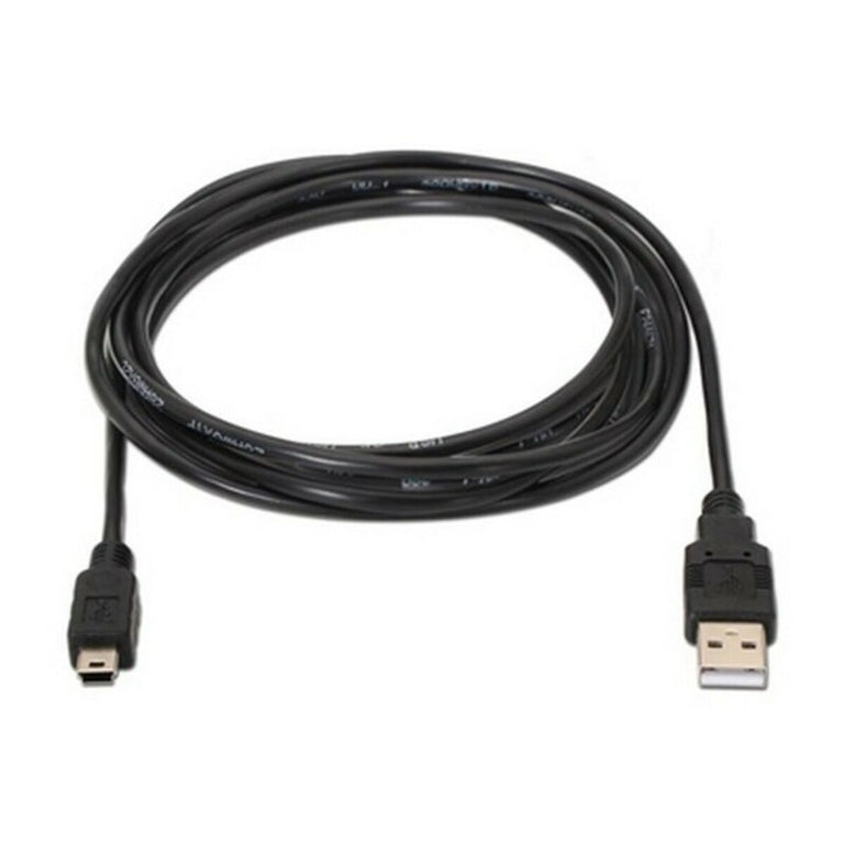 Kabel USB 2.0 A auf Mini USB B NANOCABLE 10.01.0402 1,8 m Schwarz