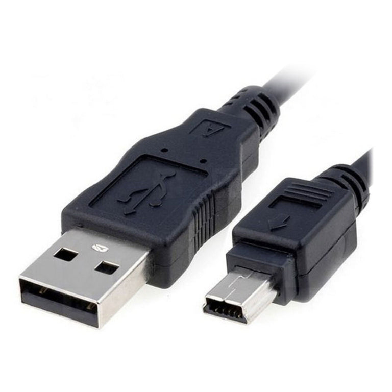 Kabel USB 2.0 A auf Mini USB B NANOCABLE 10.01.0402 1,8 m Schwarz