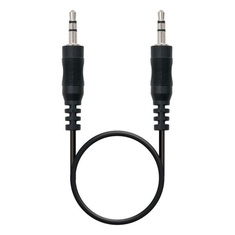 <transcy>Câble audio Jack (3,5 mm) NANOCABLE 10.24.0103 (3 m) Noir</transcy>