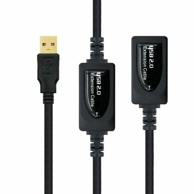 Cable Alargador USB NANOCABLE 10.01.0212 10 m