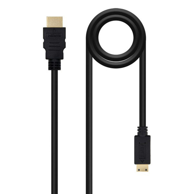 Cable HDMI a Mini HDMI NANOCABLE 10.15.0902 1,8 m Negro