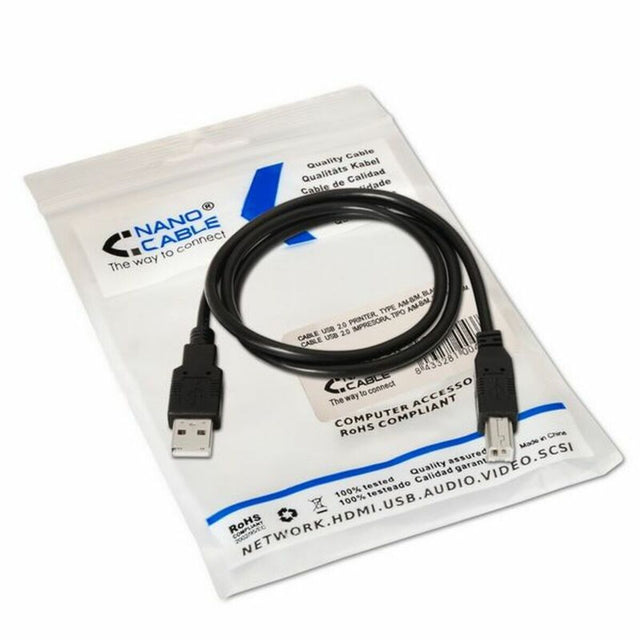 USB-Kabel NANOCABLE AIEACI0014 10.01.0103BK AB Drucker