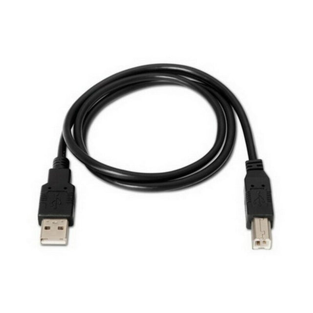 Kabel USB 2.0 A auf USB B NANOCABLE 10.01.0105-BK Schwarz (4,5 m)