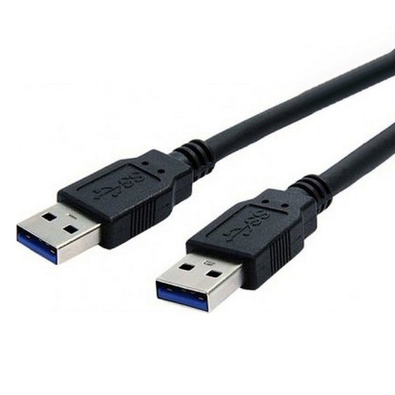 Cable USB 3.0 A a USB A NANOCABLE 10.01.1002BK Negro