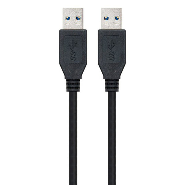 USB 3.0 A auf USB A NANOCABLE-Kabel 10.01.1002BK Schwarz