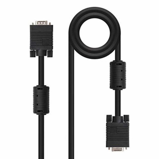 Adaptador/Conversor AV NANOCABLE 10.15.0202 Negro (1,8 m)