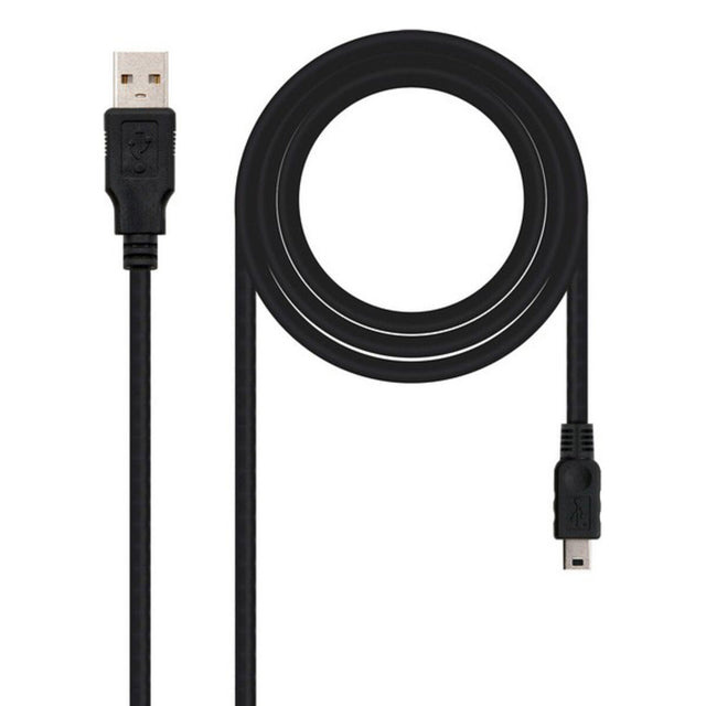 Kabel USB 2.0 A auf Mini USB B NANOCABLE 10.01.0403 3 m Schwarz