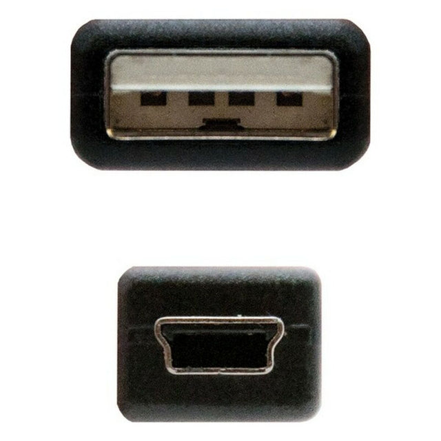 Kabel USB 2.0 A auf Mini USB B NANOCABLE 10.01.0403 3 m Schwarz