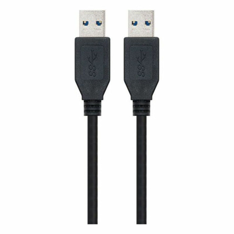 USB-Kabel NANOCABLE 10.01.1001 Schwarz