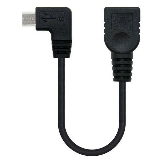 Kabel USB 2.0 A auf USB B NANOCABLE 10.01.3600 15 cm männlich/weiblich schwarz