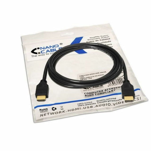 Cable HDMI con Ethernet NANOCABLE 10.15.1820 20 m v1.4 Macho a Macho