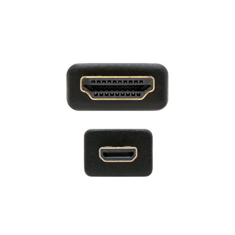 Micro-HDMI-Kabel NANOCABLE 10.15.3502 1,8 m Schwarz