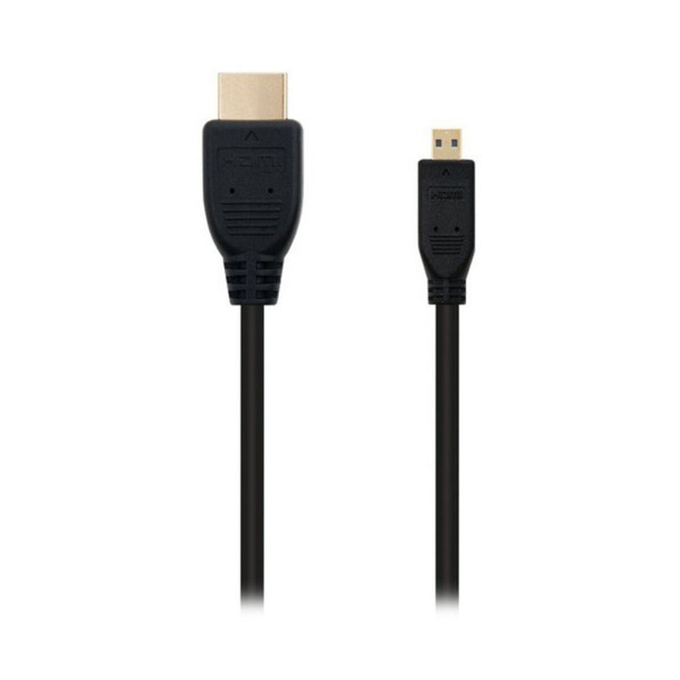 Cable HDMI a Micro HDMI NANOCABLE 10.15.3501 Negro (0,8 m)