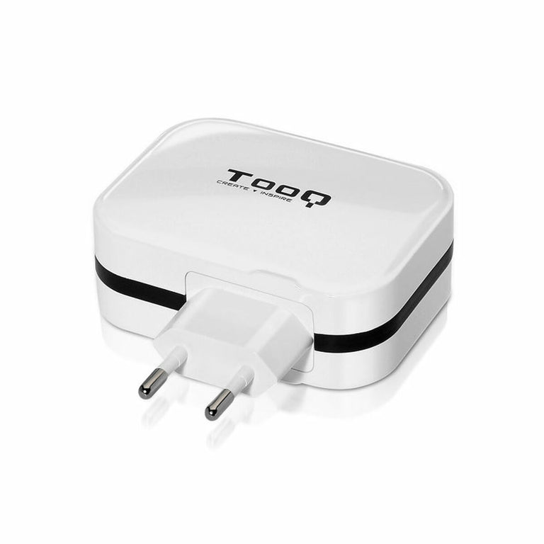 Cargador de Pared TooQ TQWC-1S04WT USB x 4 34W Blanco