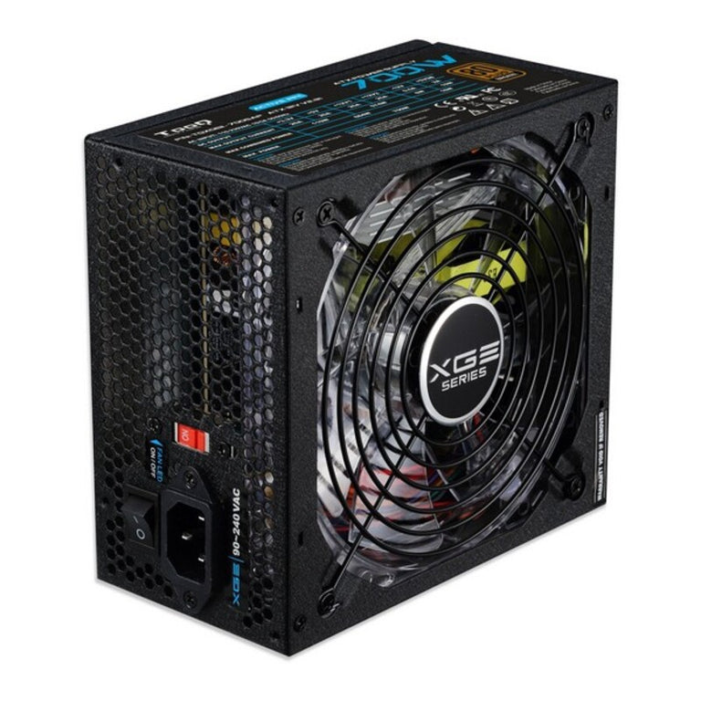 Fuente de Alimentación Gaming TooQ TQXGEII-700SAP LED 700W Negro