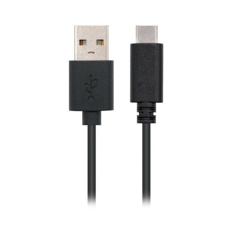 Cable USB A a USB C NANOCABLE 10.01.210 Negro