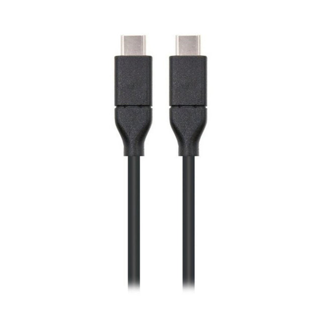 USB-C 3.1 Kabel NANOCABLE 10.01.4101 Schwarz (1 m)