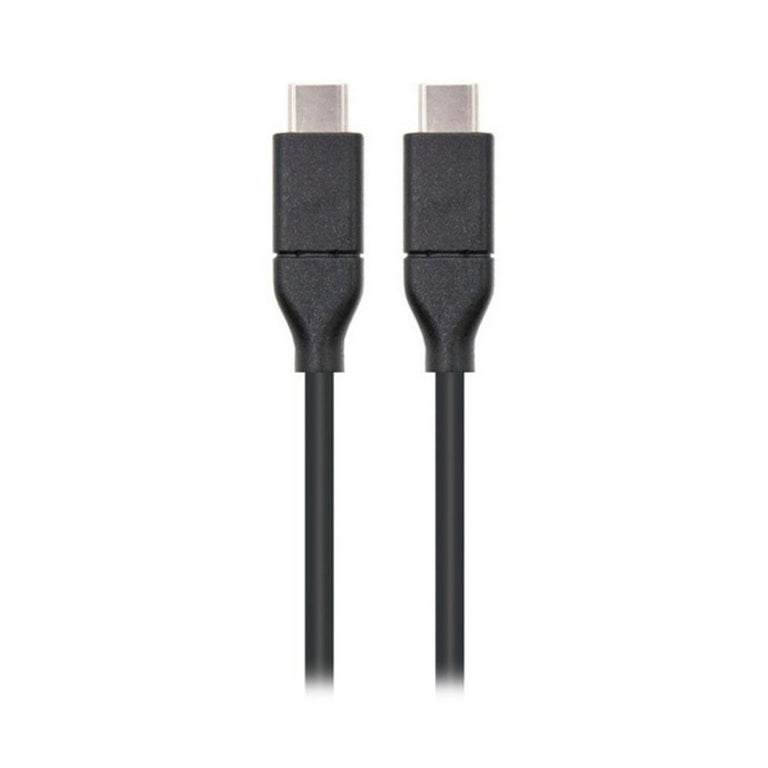 Cable USB-C 3.1 NANOCABLE 10.01.4101 Negro (1 m)