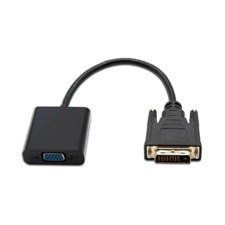 Adaptador DVI a VGA NANOCABLE 10.16.2008-BK Negro