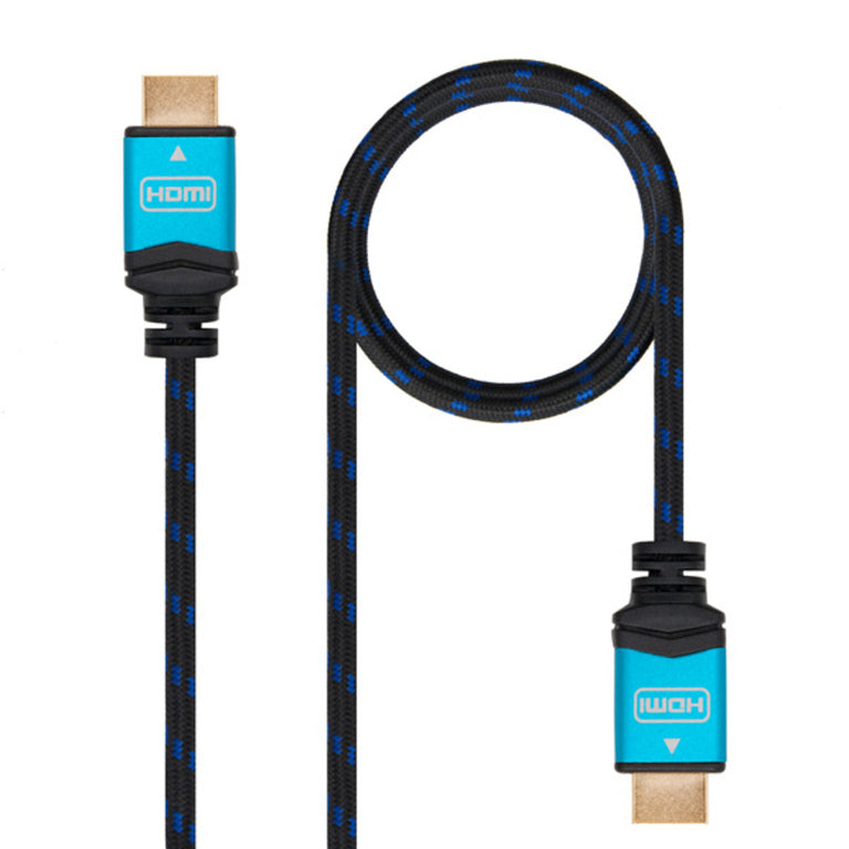 Cable HDMI TooQ 10.15.37 V2.0 Negro Azul