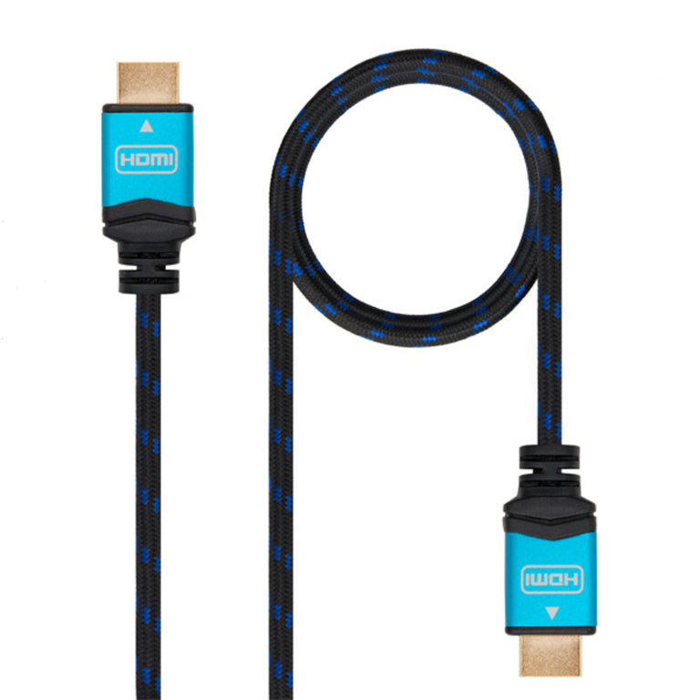 Cable HDMI TooQ 10.15.37 V2.0 Negro Azul