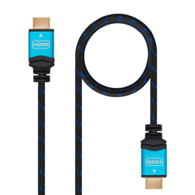 <transcy>Câble HDMI TooQ 10.15.37 V2.0 Noir Bleu</transcy>