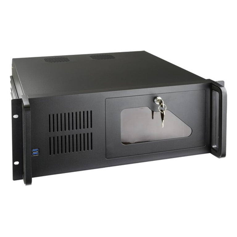 ATX-Gehäuse TooQ RACK-406N-USB3 19" 4U Schwarz