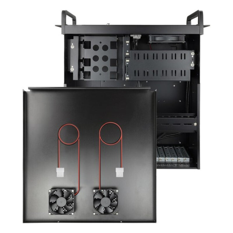 ATX-Gehäuse TooQ RACK-406N-USB3 19" 4U Schwarz