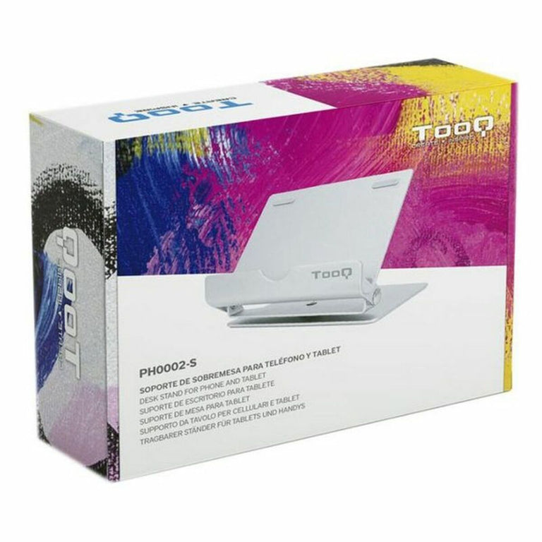 <transcy>Support pour Mobile ou Tablette TooQ PH0002-S 90º 360º Argent</transcy>