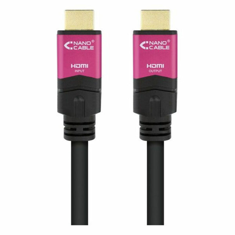 HDMI-Kabel NANOCABLE 10.15.3715 4K HDR 15 m Schwarz