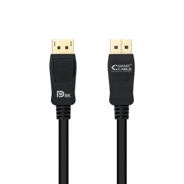 DisplayPort-Kabel NANOCABLE HDR 8K Ultra HD Schwarz