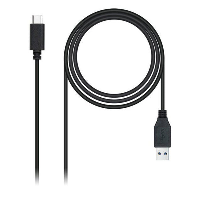 USB-auf-Mini-USB-Kabel NANOCABLE 10.01.4000 (0,5 m) Schwarz