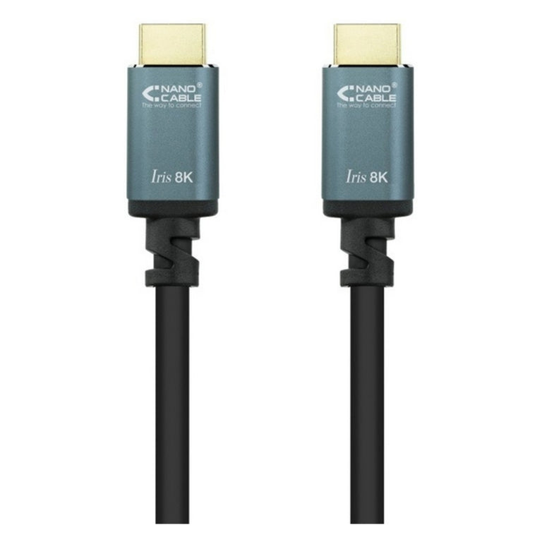 HDMI-Kabel NANOCABLE 8K Ultra HD Schwarz