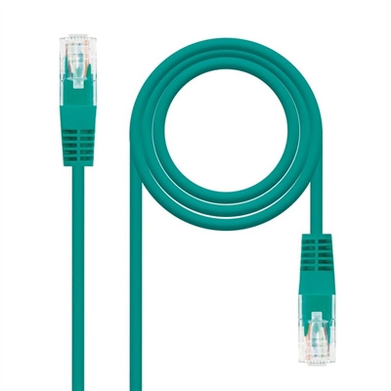 Cable de Red Rígido UTP Categoría 6 NANOCABLE   Verde