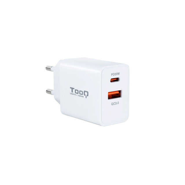 Cargador de Pared TooQ TQWC-2SC04WT 20W