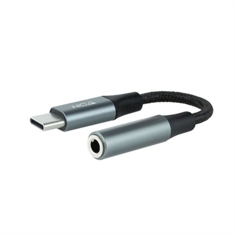 USB-C-auf-3,5-mm-Klinkenadapter NANOCABLE 10.24.1204 Grau