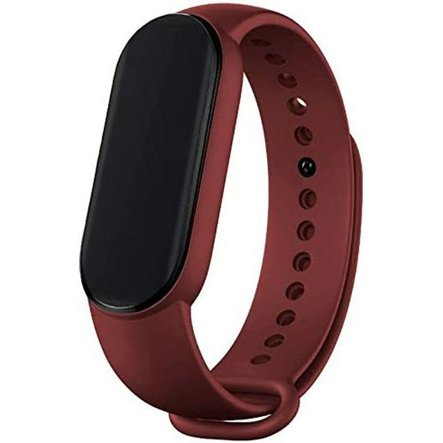 Correa para Reloj Cool Xiaomi Mi Band 5 , 6, 7, Amazfit Band 5 Granate