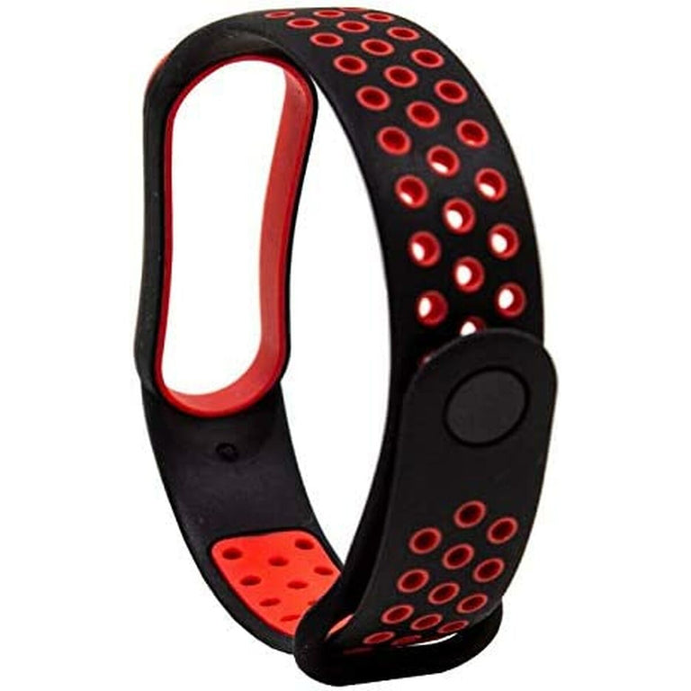 Correa para Reloj Cool Xiaomi Mi Band 5, 6, Amazfit Band 5 Rojo