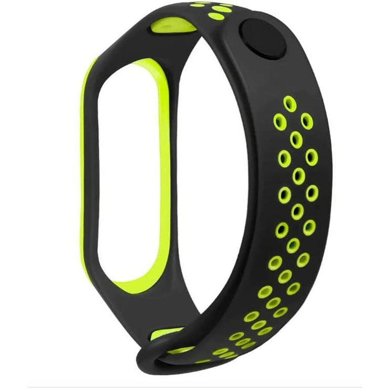 Correa para Reloj Cool Xiaomi Mi Band 5 , 6, 7, Amazfit Band 5 Negro Verde