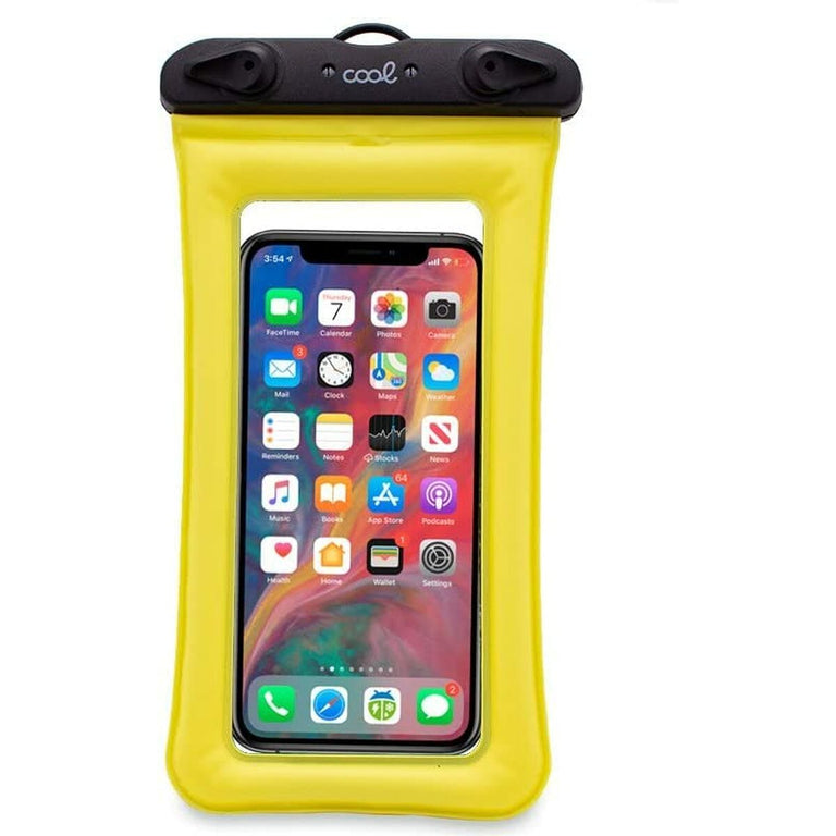 Funda para Móvil Cool Universal Amarillo Waterproof