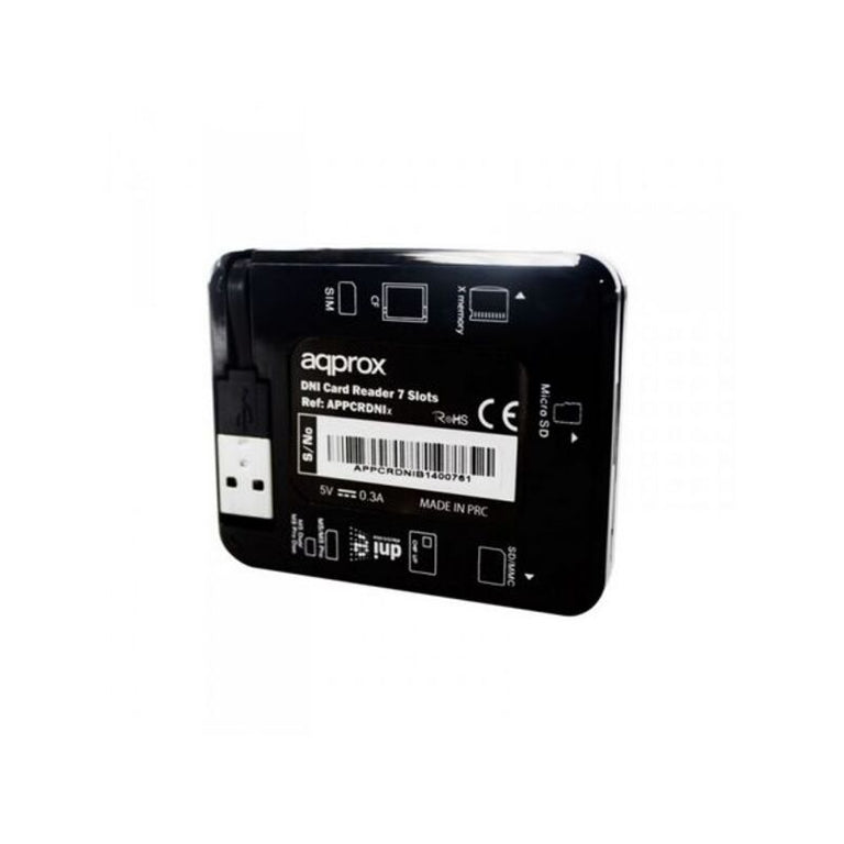 Leser für elektronisches DNI ca.! APPCRDNIB USB 2.0 Schwarz