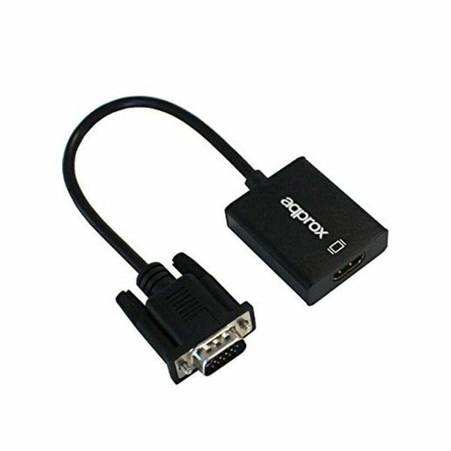 VGA-zu-HDMI-Adapter mit Audio ca.! APPC25 3,5 mm Micro-USB 20 cm 720p/1080i/1080p