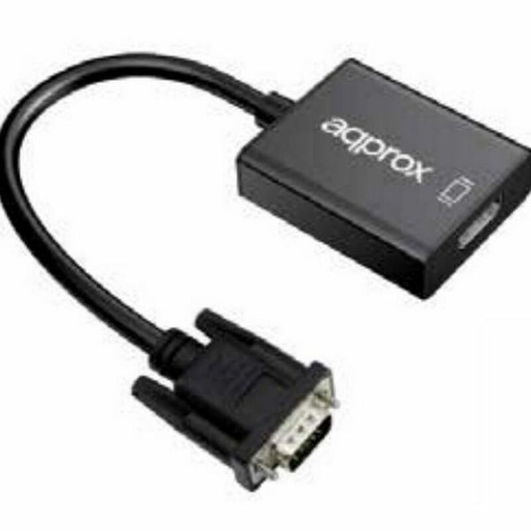 VGA-zu-HDMI-Adapter mit Audio ca.! APPC25 3,5 mm Micro-USB 20 cm 720p/1080i/1080p