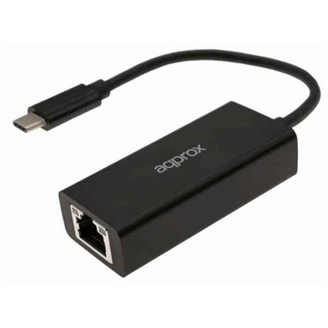 Netzwerkadapter ca. APPC43 USB C Gigabit Ethernet Schwarz