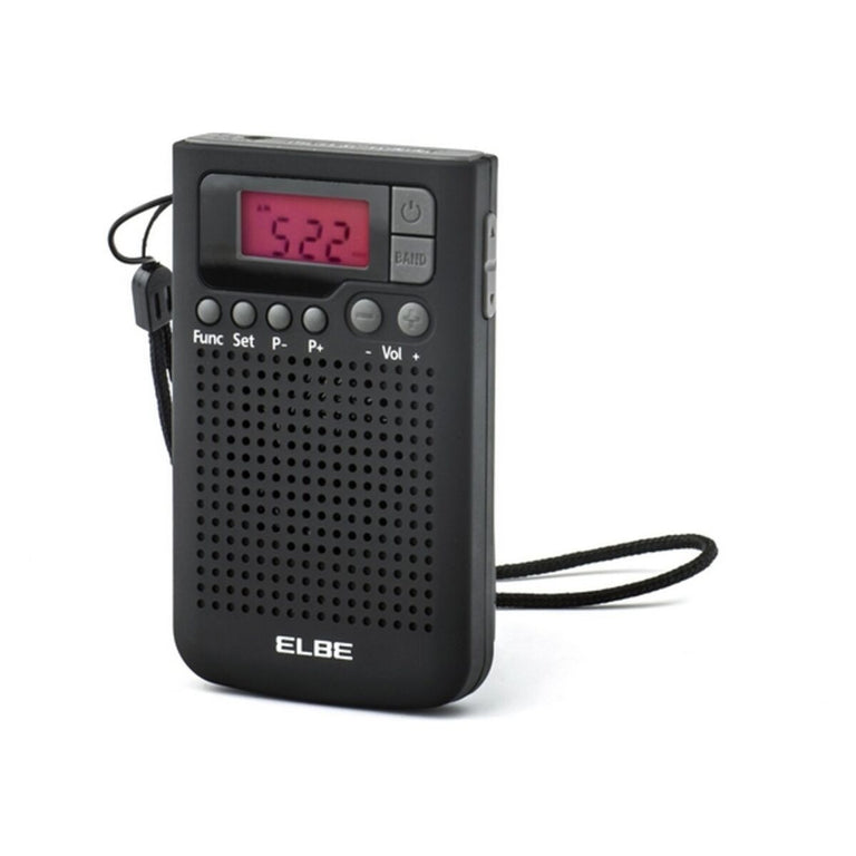 Radio Transistor ELBE AM/FM Negro