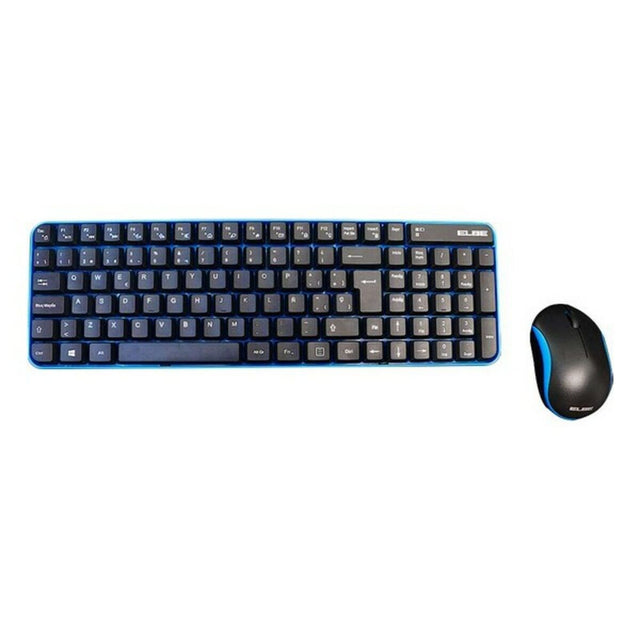 Kabellose Tastatur und Maus ELBE PTR-101 Schwarz