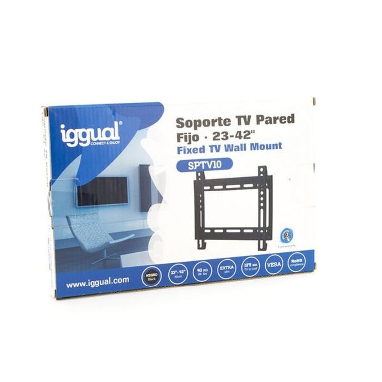 Feste TV-Unterstützung iggual SPTV10 IGG314555 23"-42" Schwarz